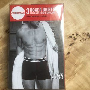 NWT Mens Joe Boxer Boxer Briefs Size Small - 3 Pack